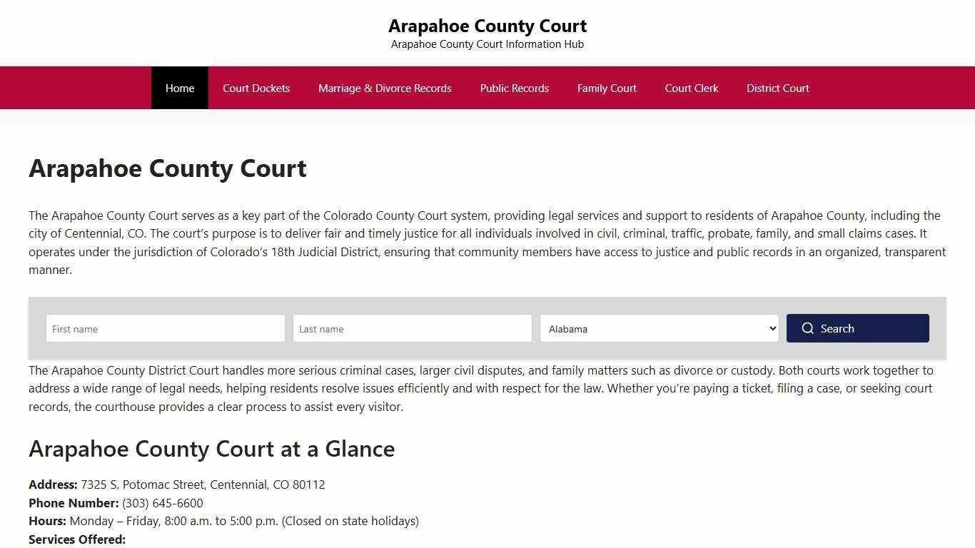 Arapahoe County Court